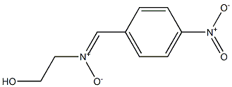 2-Hydroxyethyl(p-nitrobenzylidene)amine oxide Struktur