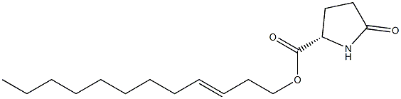 (S)-5-Oxopyrrolidine-2-carboxylic acid 3-dodecenyl ester Struktur