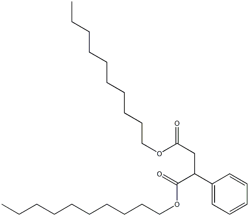 Phenylsuccinic acid didecyl ester Struktur