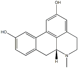 (6aR)-5,6,6a,7-Tetrahydro-6-methyl-4H-dibenzo[de,g]quinoline-2,10-diol Struktur