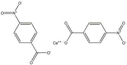 Bis(4-nitrobenzoic acid)calcium salt Struktur