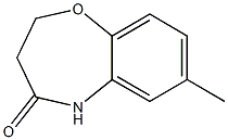 7-Methyl-2,3-dihydro-1,5-benzoxazepin-4(5H)-one Struktur