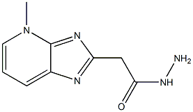 [4-Methyl-4H-imidazo[4,5-b]pyridin-2-yl]acetohydrazide Struktur