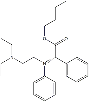 N-[2-(Diethylamino)ethyl]-N,2-di(phenyl)glycine butyl ester Struktur