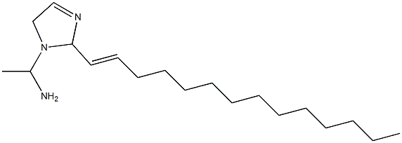 1-(1-Aminoethyl)-2-(1-tetradecenyl)-3-imidazoline Struktur