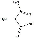 4,5-Diamino-2,4-dihydro-3H-pyrazol-3-one Struktur