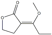 3-(1-Methoxypropylidene)dihydrofuran-2(3H)-one Struktur