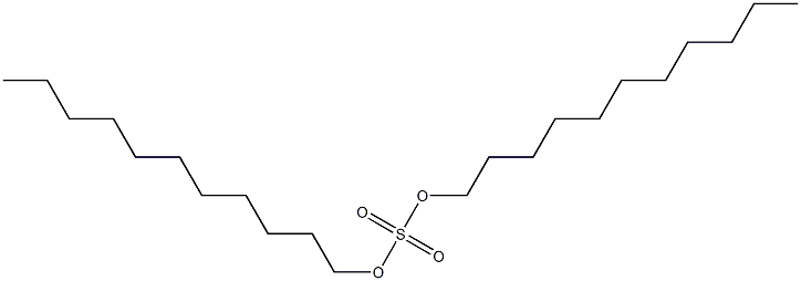 Sulfuric acid diundecyl ester Struktur