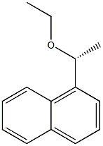 (-)-1-[(R)-1-Ethoxyethyl]naphthalene Struktur