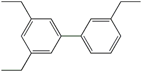 3,3',5-Triethyl-1,1'-biphenyl Struktur