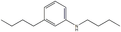 N,3-Dibutylaniline Struktur