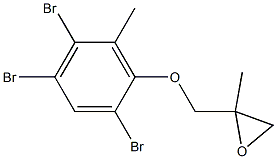 2,4,5-Tribromo-6-methylphenyl 2-methylglycidyl ether Struktur