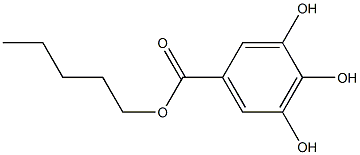 Gallic acid amyl ester Struktur