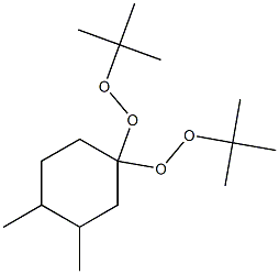 3,4-Dimethyl-1,1-bis(tert-butylperoxy)cyclohexane Struktur