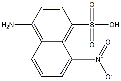 4-Amino-8-nitro-1-naphthalenesulfonic acid Struktur