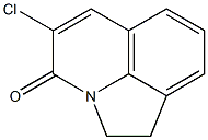 5-Chloro-1,2-dihydro-4H-pyrrolo[3,2,1-ij]quinolin-4-one Struktur