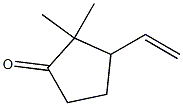 2,2-Dimethyl-3-vinylcyclopentanone Structure