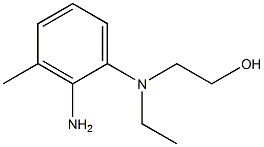 2-[Ethyl(2-amino-3-methylphenyl)amino]ethanol Struktur