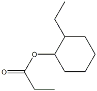 Propionic acid 2-ethylcyclohexyl ester Struktur