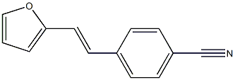 2-(4-Cyanostyryl)furan Struktur