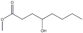 4-Hydroxycaprylic acid methyl ester Struktur