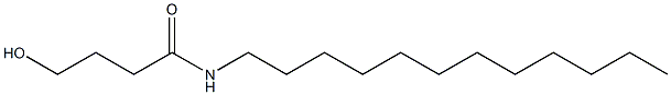 N-Dodecyl-4-hydroxybutanamide Struktur