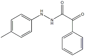 1-[2-(4-Methylphenyl)hydrazino]-2-phenyl-1,2-ethanedione Struktur