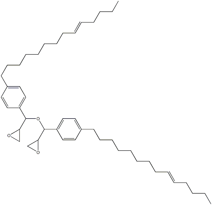 4-(9-Tetradecenyl)phenylglycidyl ether Struktur