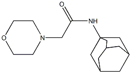 N-(Adamantan-1-yl)-2-morpholinoacetamide Struktur