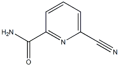 6-Cyano-2-pyridinecarboxamide Struktur