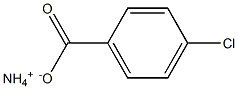 4-Chlorobenzoic acid ammonium salt Struktur