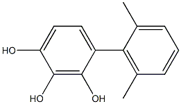 2',6'-Dimethyl-1,1'-biphenyl-2,3,4-triol Struktur