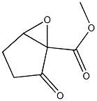 1,5-Epoxy-2-oxocyclopentane-1-carboxylic acid methyl ester Struktur