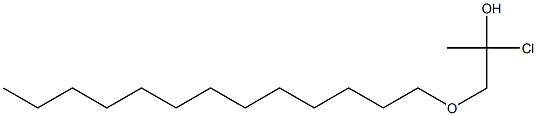 2-Chloro-3-tridecyloxy-2-propanol Struktur