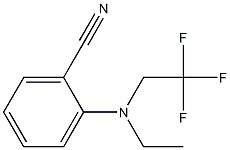 2-[N-Ethyl(2,2,2-trifluoroethyl)amino]benzonitrile Struktur