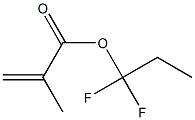 Methacrylic acid (1,1-difluoropropyl) ester Struktur