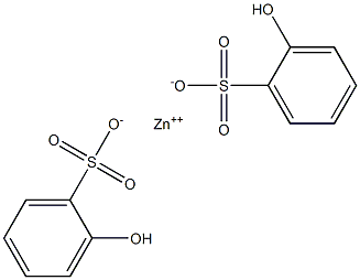 Bis(2-hydroxybenzenesulfonic acid)zinc salt Struktur