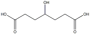 4-Hydroxypimelic acid Struktur