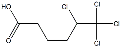 5,6,6,6-Tetrachlorocaproic acid Struktur