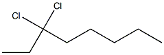 3,3-Dichlorooctane Struktur