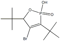 2-Hydroxy-3-tert-butyl-4-bromo-5-tert-butyl-2,5-dihydro-1,2-oxaphosphole 2-oxide Struktur