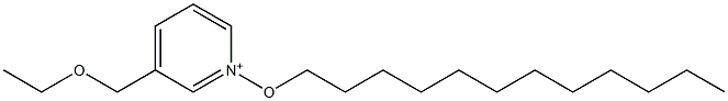 3-(Ethoxymethyl)-1-(dodecyloxy)pyridinium Struktur