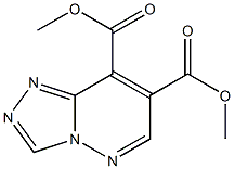 1,2,4-Triazolo[4,3-b]pyridazine-7,8-dicarboxylic acid dimethyl ester Struktur