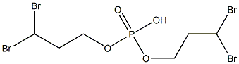 Phosphoric acid hydrogen bis(3,3-dibromopropyl) ester Struktur