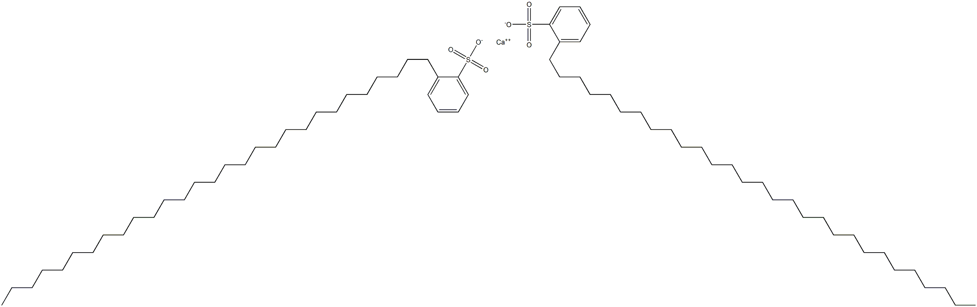 Bis(2-nonacosylbenzenesulfonic acid)calcium salt Struktur