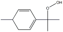 p-Mentha-2,4-dien-8-yl hydroperoxide Struktur