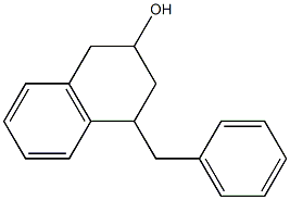 4-Benzyltetralin-2-ol Struktur