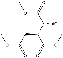 (2R,3S)-2-Hydroxy-3-carboxypentanedioic acid trimethyl ester Struktur