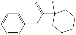 Benzyl 1-fluorocyclohexyl ketone Struktur