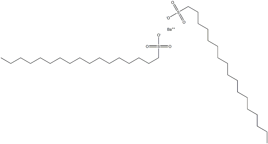 Bis(heptadecane-1-sulfonic acid)barium salt Struktur